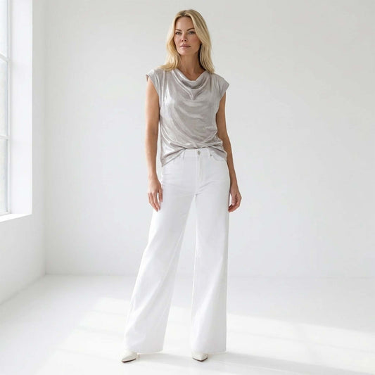 LongLady Top Dita Lichtbeige | Tall