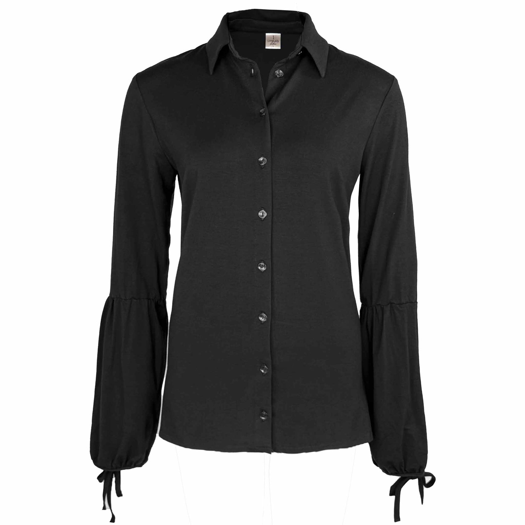 Longlady Blouse Doortje Zwart | Tall