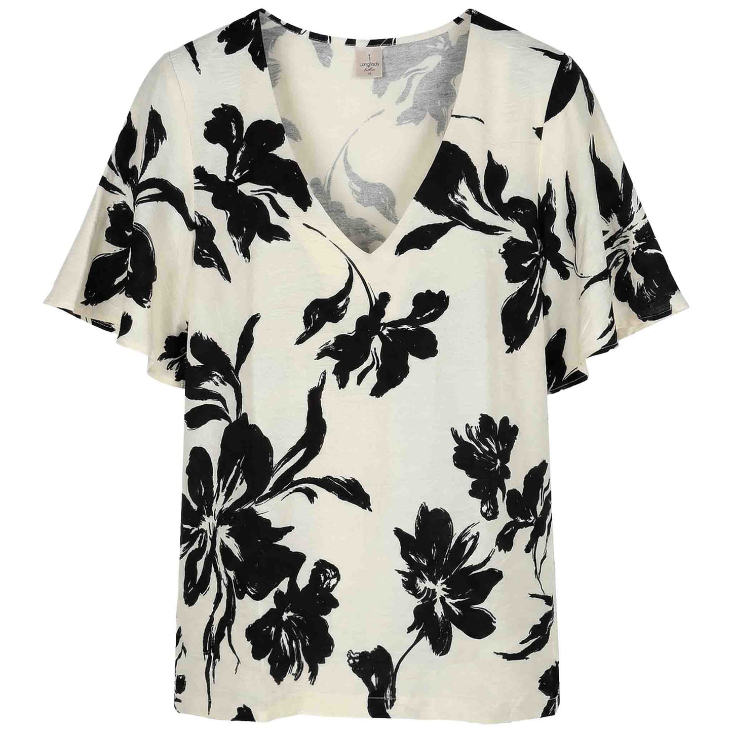 Longlady Blouse Tynka Offwhite | Tall