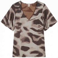 Longlady Blouse Tynka Taupe | Tall