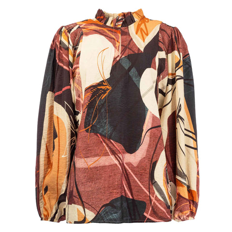 NED Blouse Maldon Mother of Pearl, tall kleding voor lange vrouwen