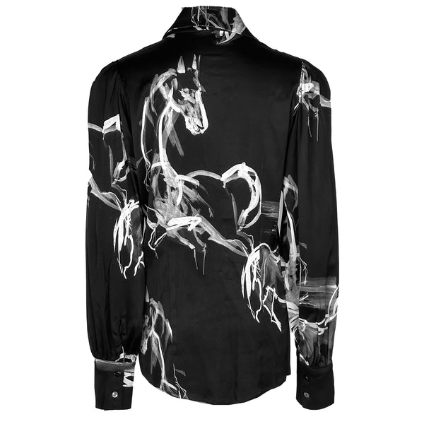 Only-M Blouse Cavallo, tall kleding voor lange dames, achteraanzicht