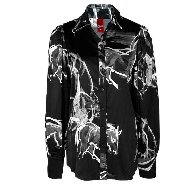 Only-M Blouse Cavallo, tall kleding voor lange vrouwen