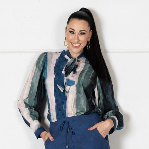 Only-M Blouse Degrade, tall kleding voor lange vrouwen