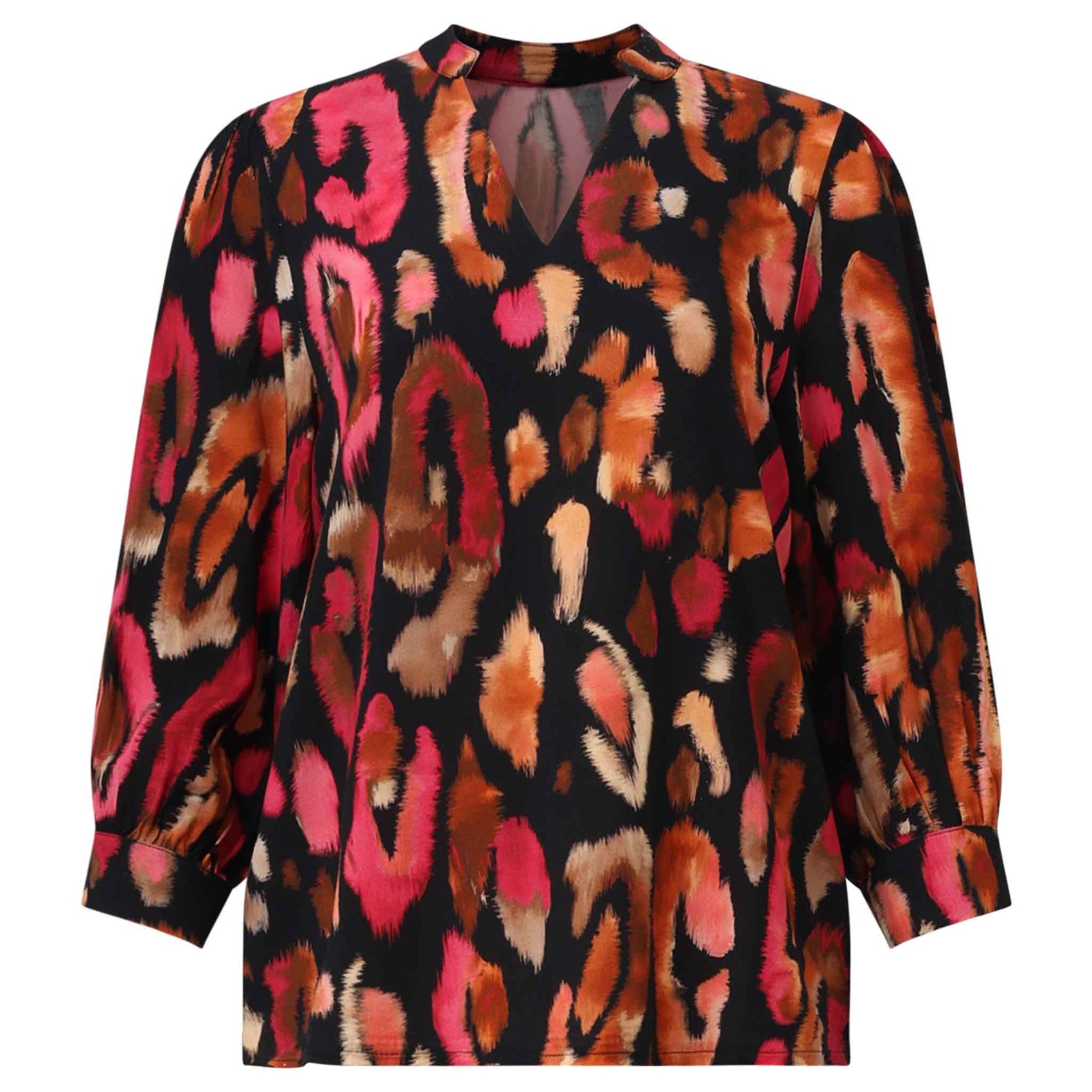 Smashed Lemon Blouse Print Fuchsia | Tall