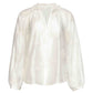 Smashed Lemon Blouse Offwhite Borduur lange dames Tall voorzijde