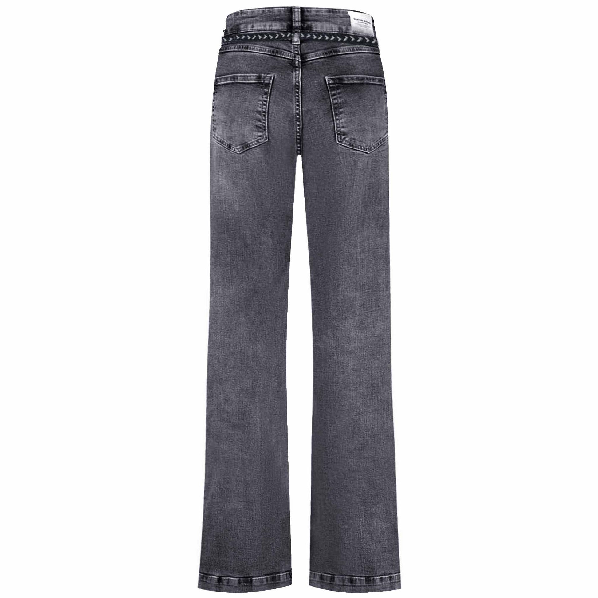 Tall Bluefire Jeans Judy Wide Grey achterzijde | lange vrouwen