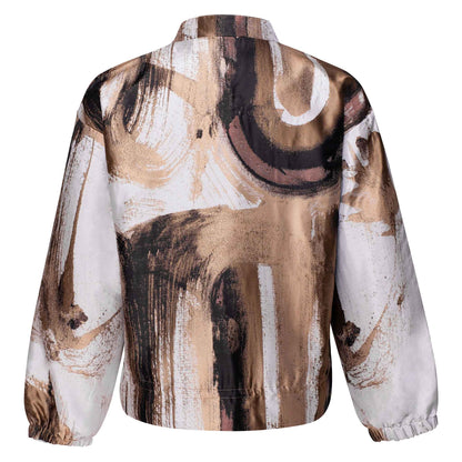 Kimara Bomber Clay Jacquard | Tall