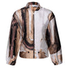 Tall Kimara Bomber Clay Jacquard lange vrouwen