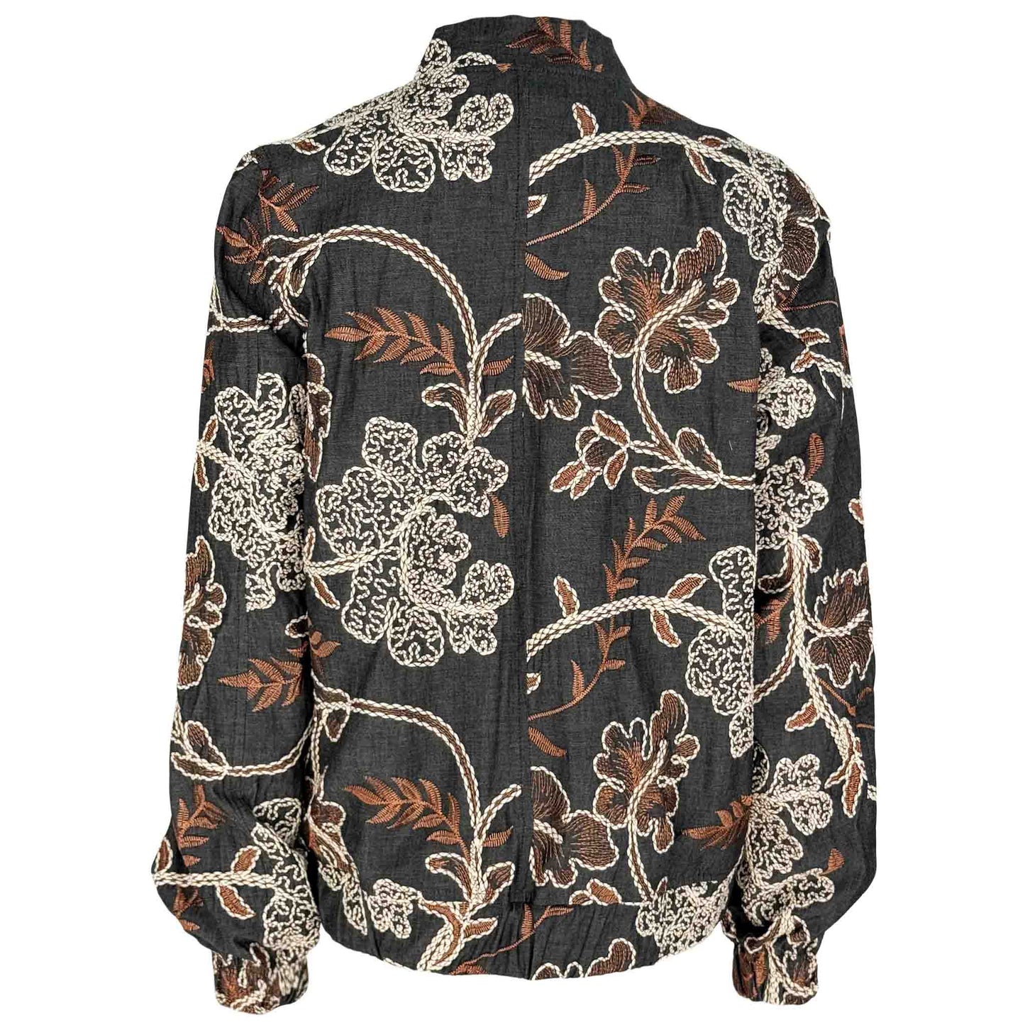 Longlady Bomber Mindie Embroidery Bruin | Tall