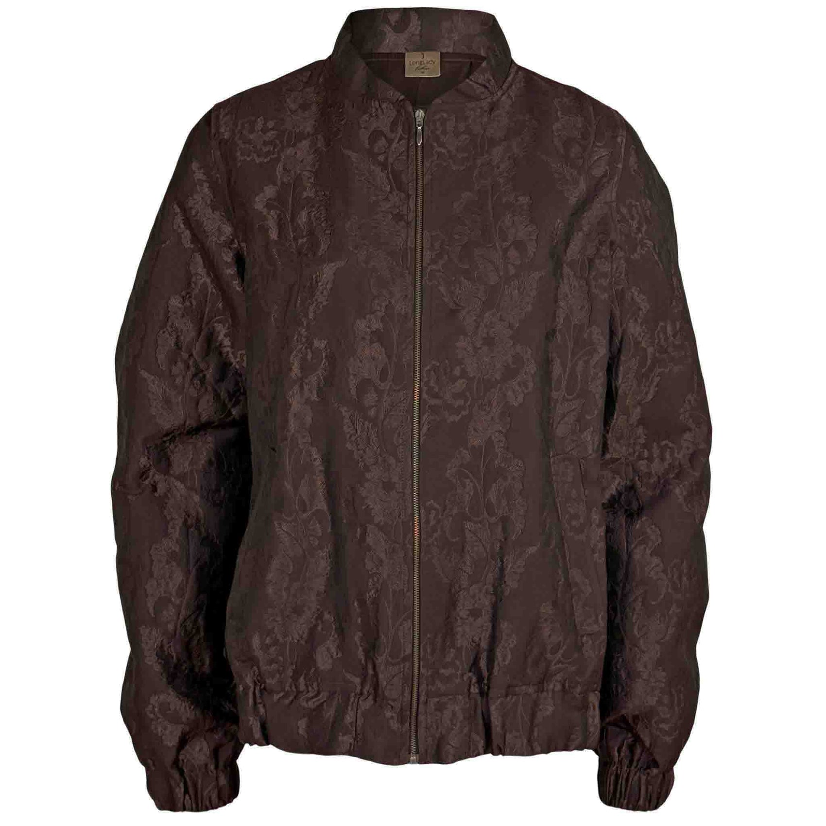Longlady Bomber Mindie Jacquard Bruin | Tall