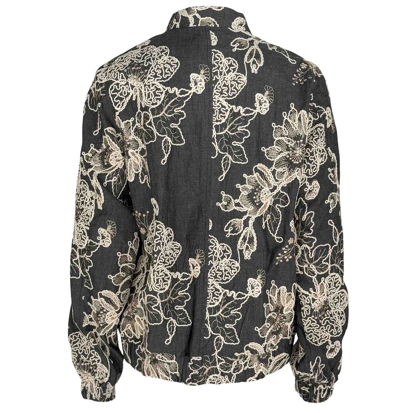 Longlady Bomber Mindie Embroidery Offwhite | Tall