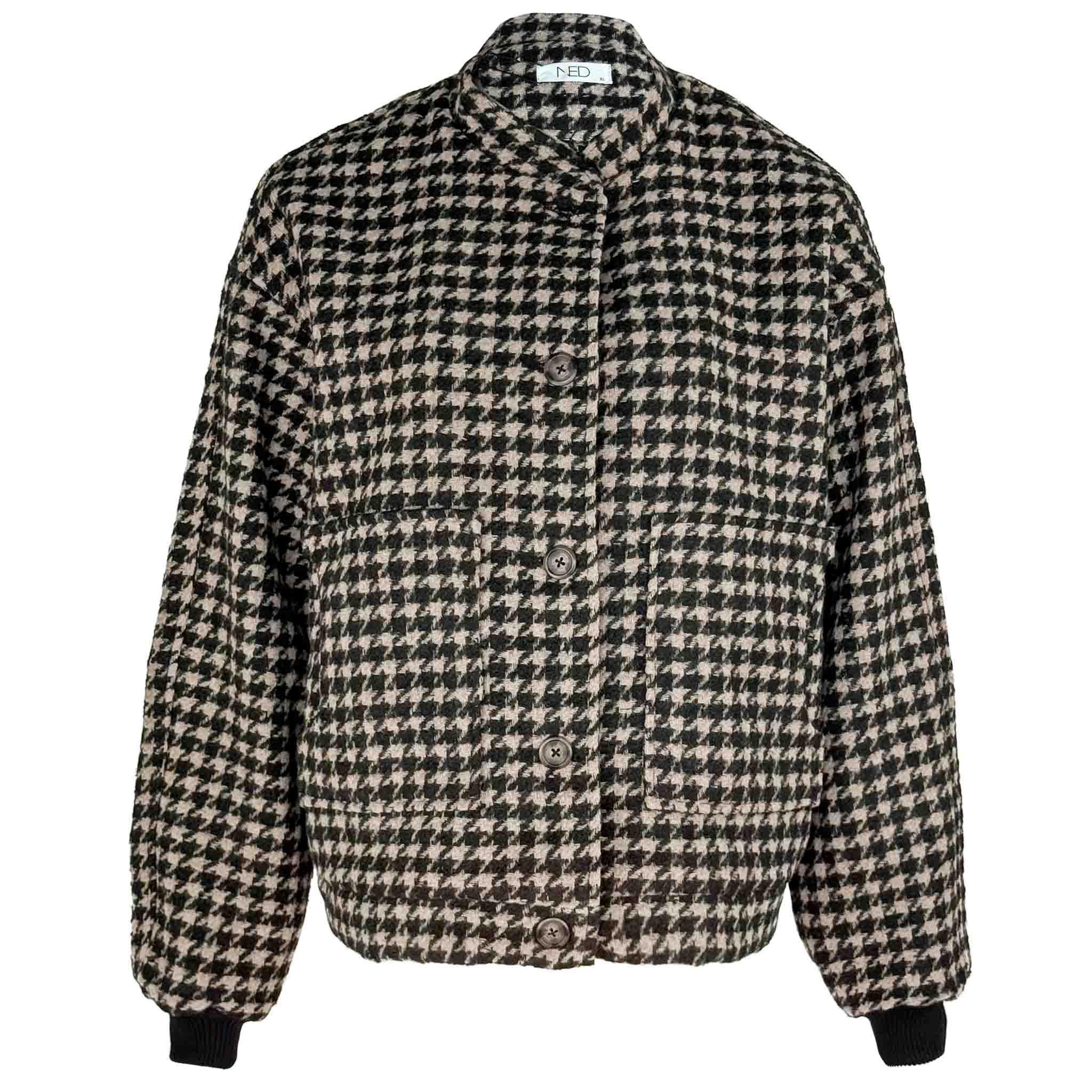 Bomber Pied de Poule | Tall