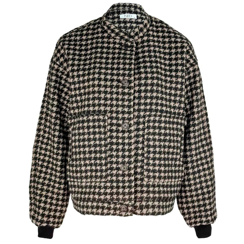 Bomber Pied de Poule, tall kleding voor lange vrouwen