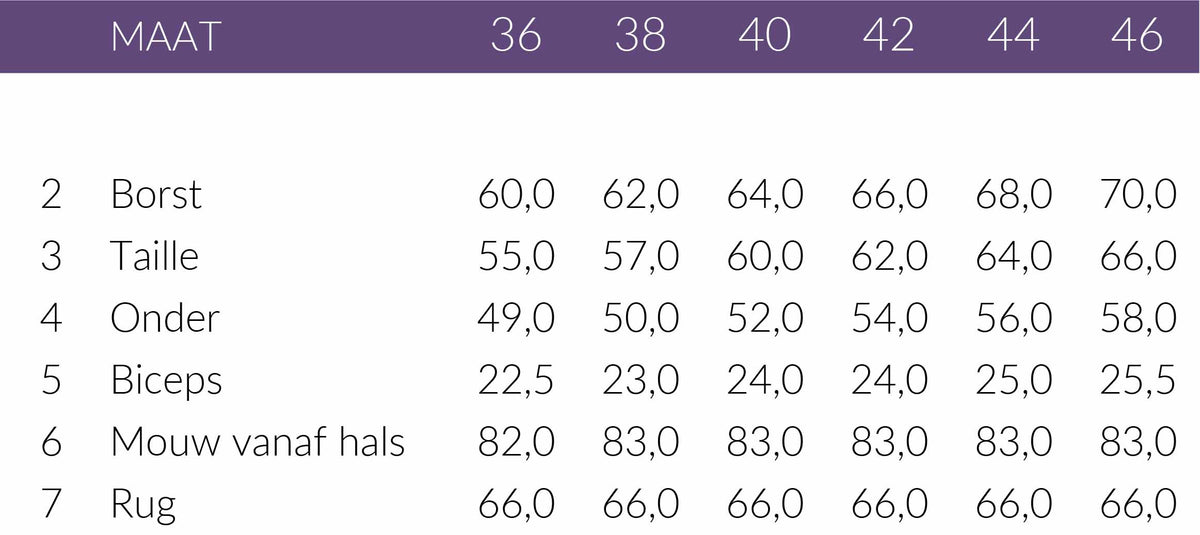 Maattabel Maicazz Jack Panton | Tall