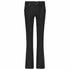 Zip73 Broek Flare Button Zwart lange vrouwen tall