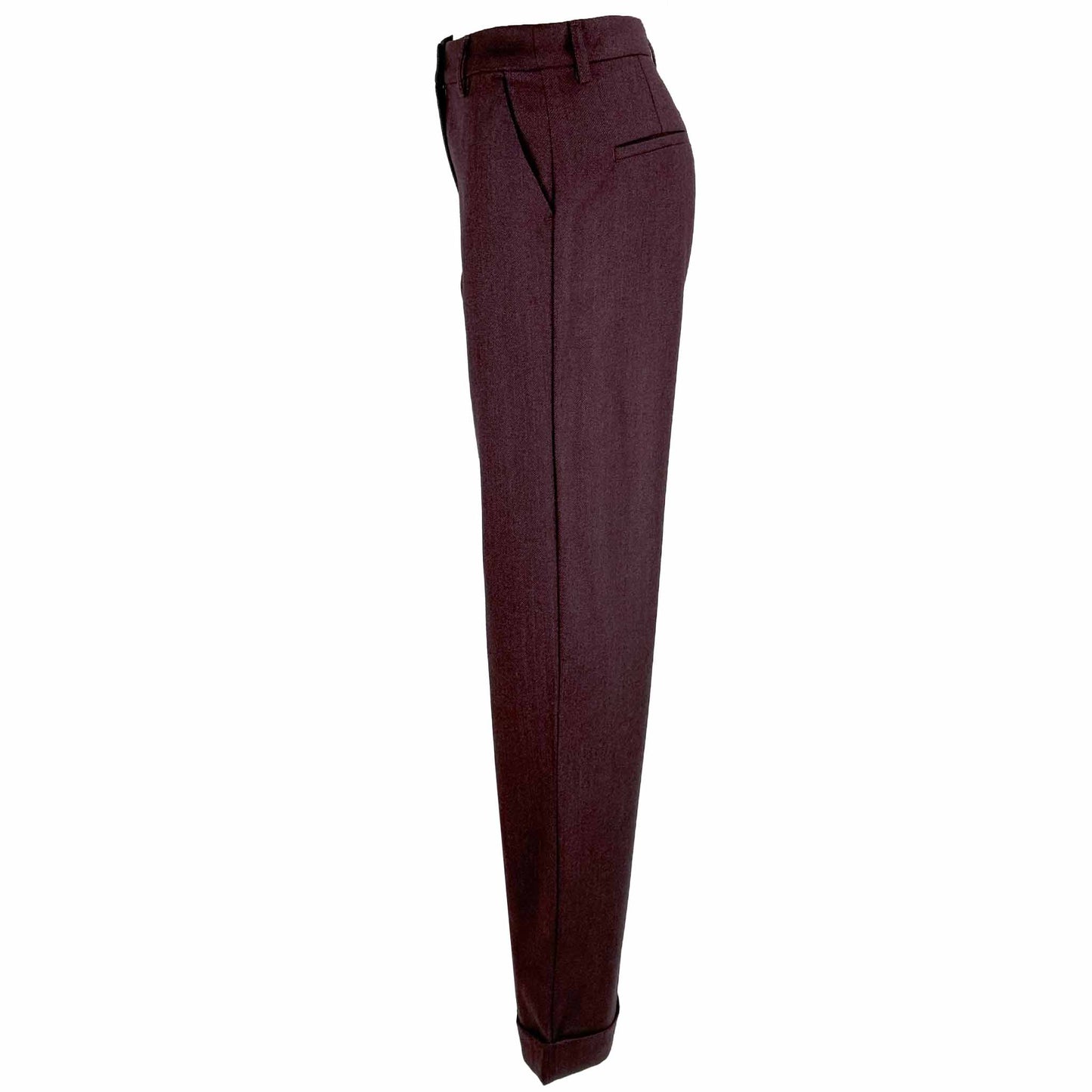 Bloomers Broek Jette Wol Bordeaux | Tall