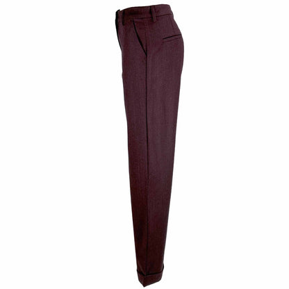 Bloomers Broek Jette Wol Bordeaux | Tall