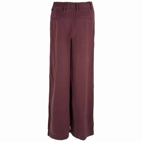 Bloomers Broek Luisa Lyocell Bordeaux, tall kleding voor lange dames, achteraanzicht
