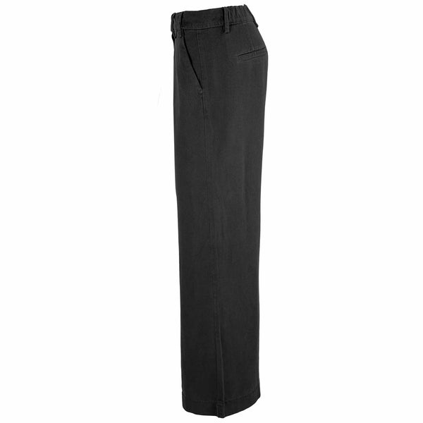 Bloomers Broek Luisa Lyocell Zwart, kleding voor lange vrouwen, zijaanzicht