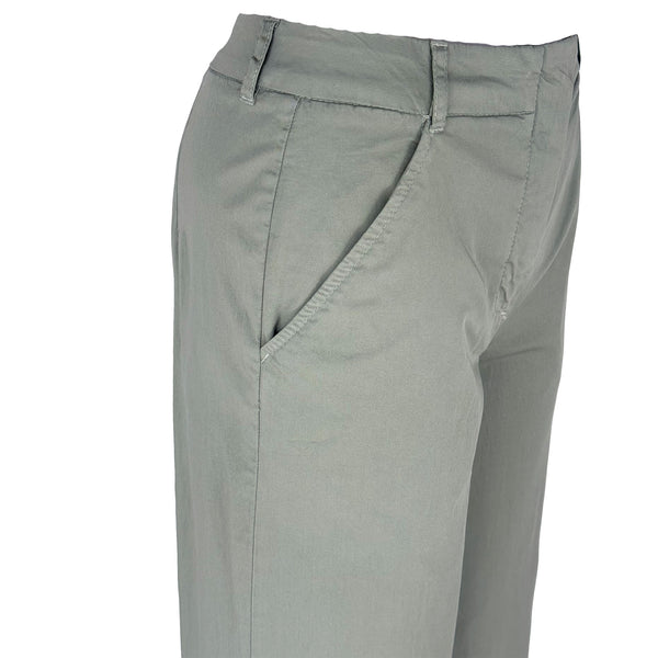 Bloomers Broek Marlene Summer Cotton Jade, kleding voor lange vrouwen, zijaanzicht
