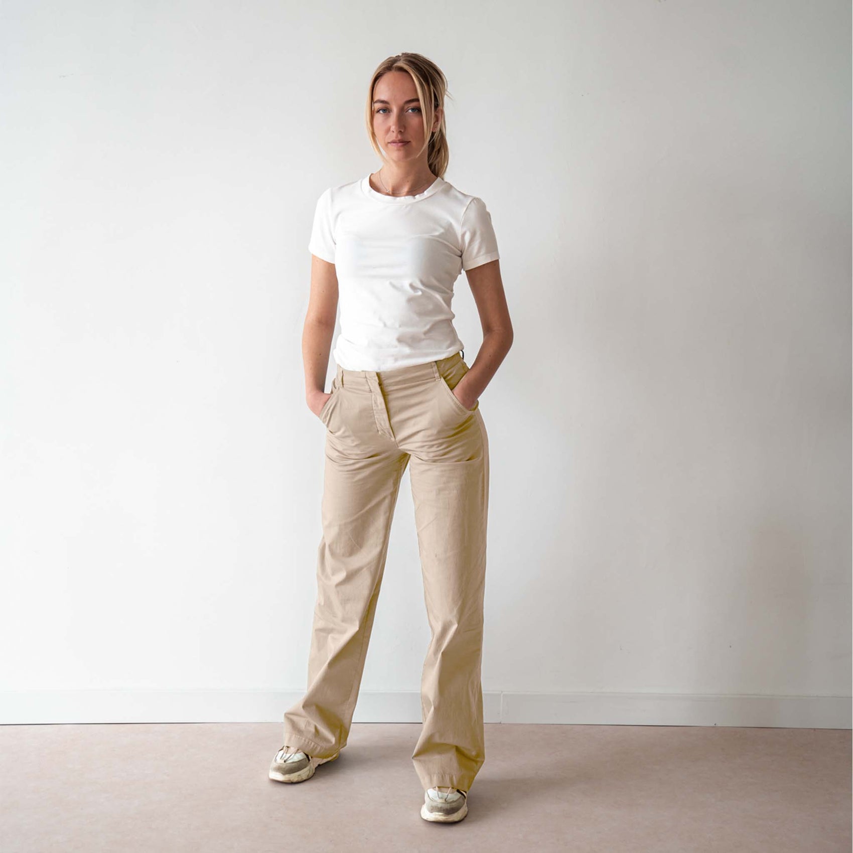 Extra lange pantalon voor dames