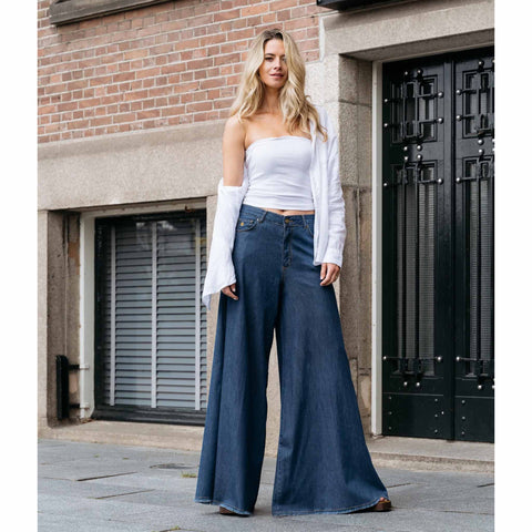DNM Pure Houston Mid Blue, tall kleding voor lange vrouwen