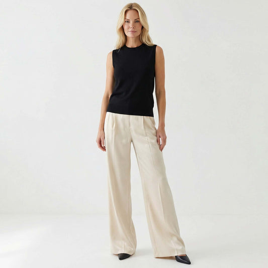 ICNK Broek Mosaic Shiny Satin | Tall