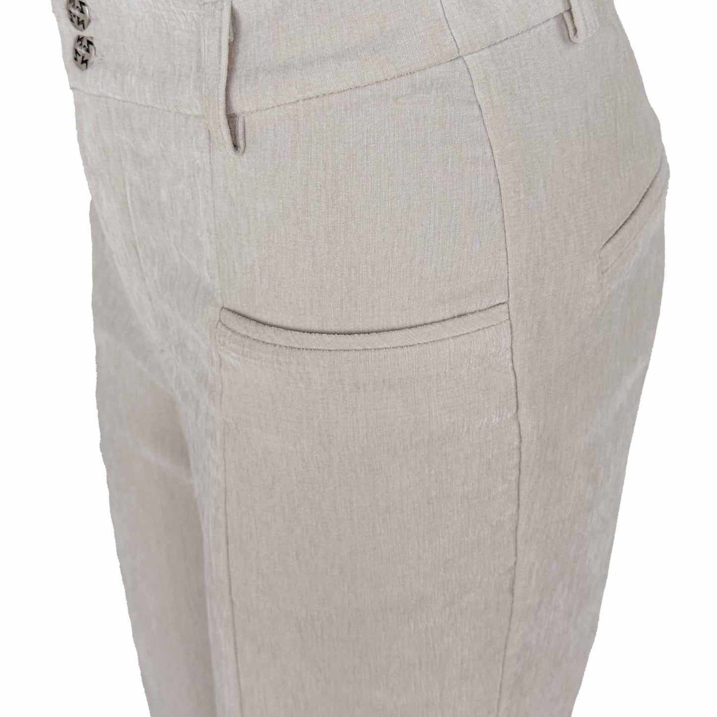 LongLady Broek Betty Chenille Offwhite | Tall