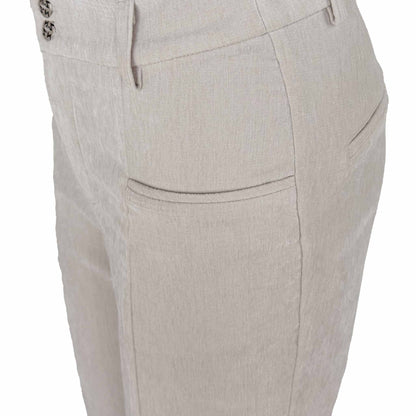 LongLady Broek Betty Chenille Offwhite | Tall