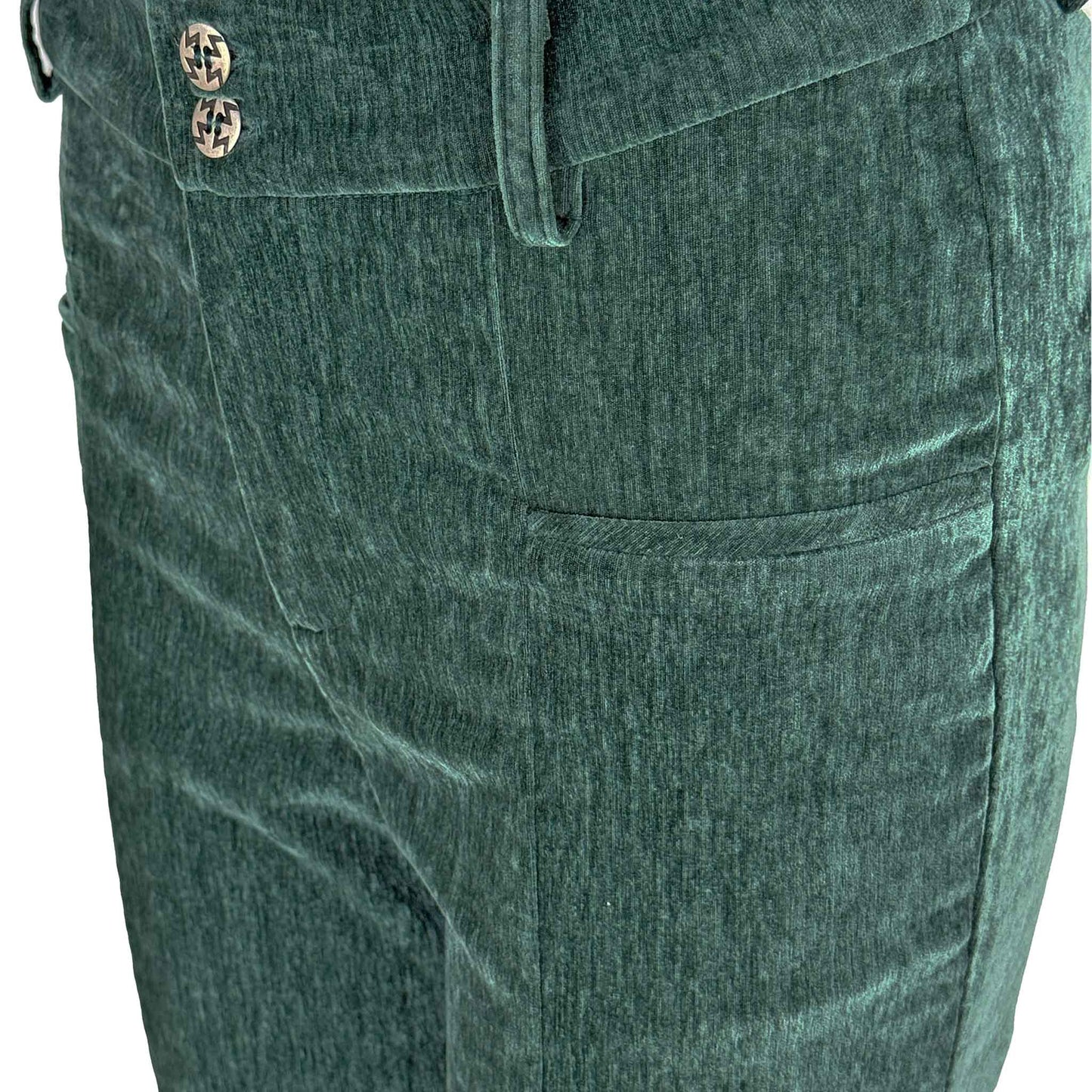 LongLady Broek Betty Chenille Petrol | Tall
