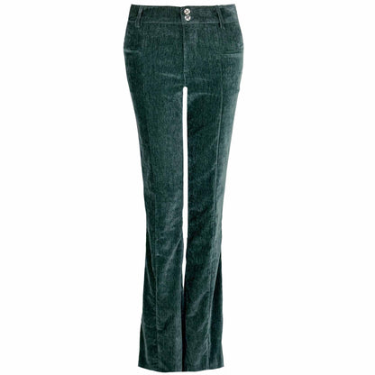 LongLady Broek Betty Chenille Petrol | Tall