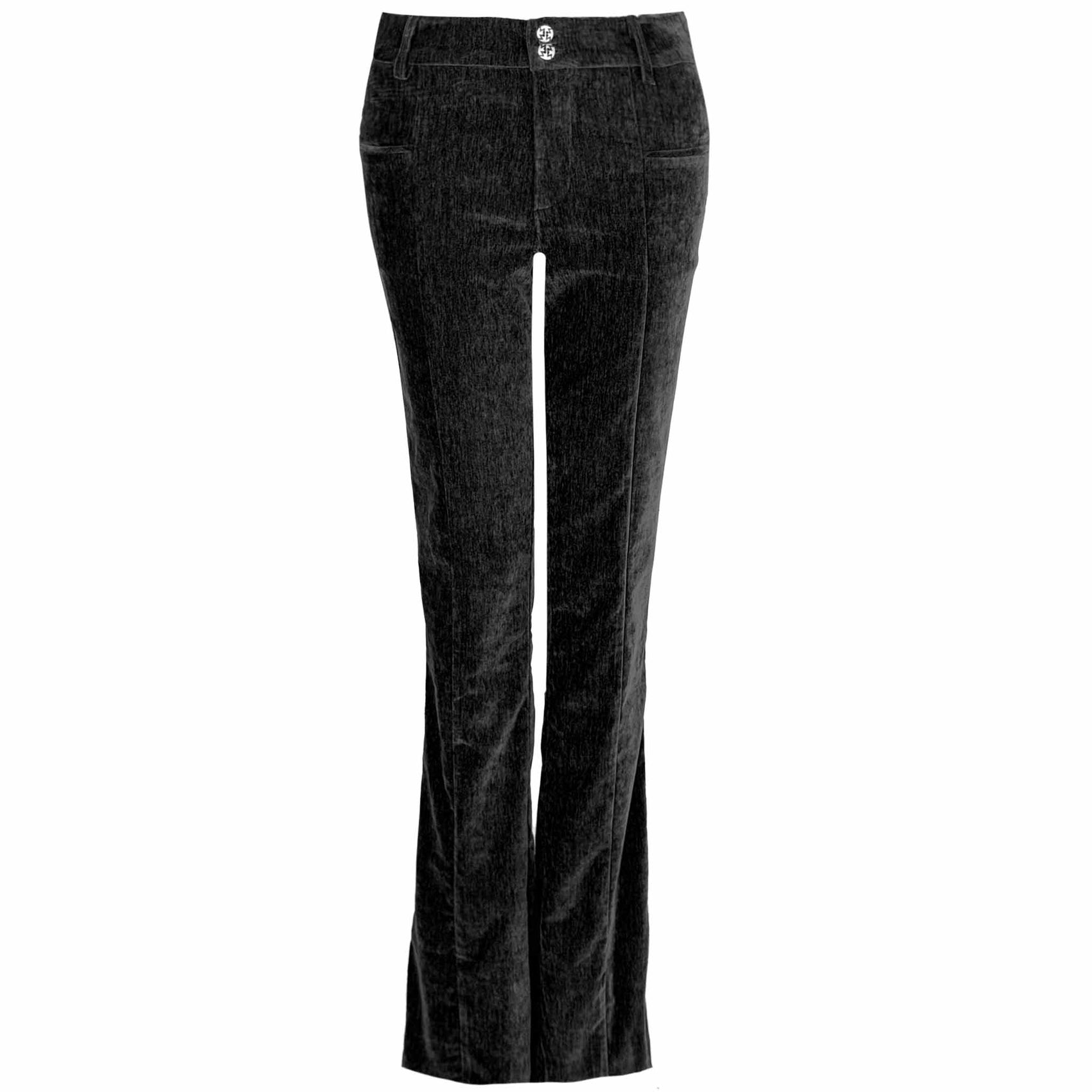LongLady Broek Betty Chenille Zwart | Tall