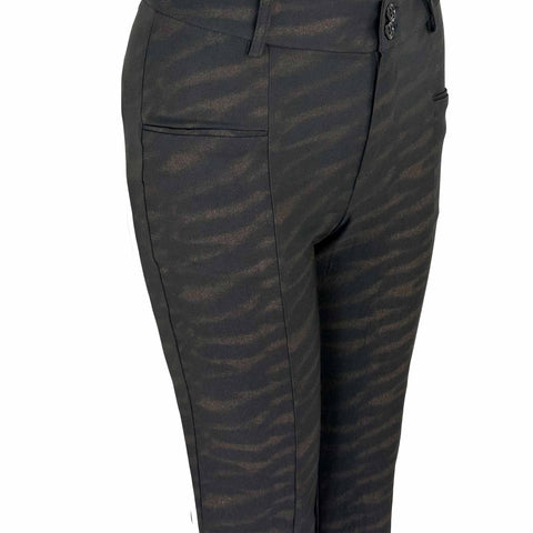 LongLady Broek Betty Bruin, tall kleding voor lange vrouwen