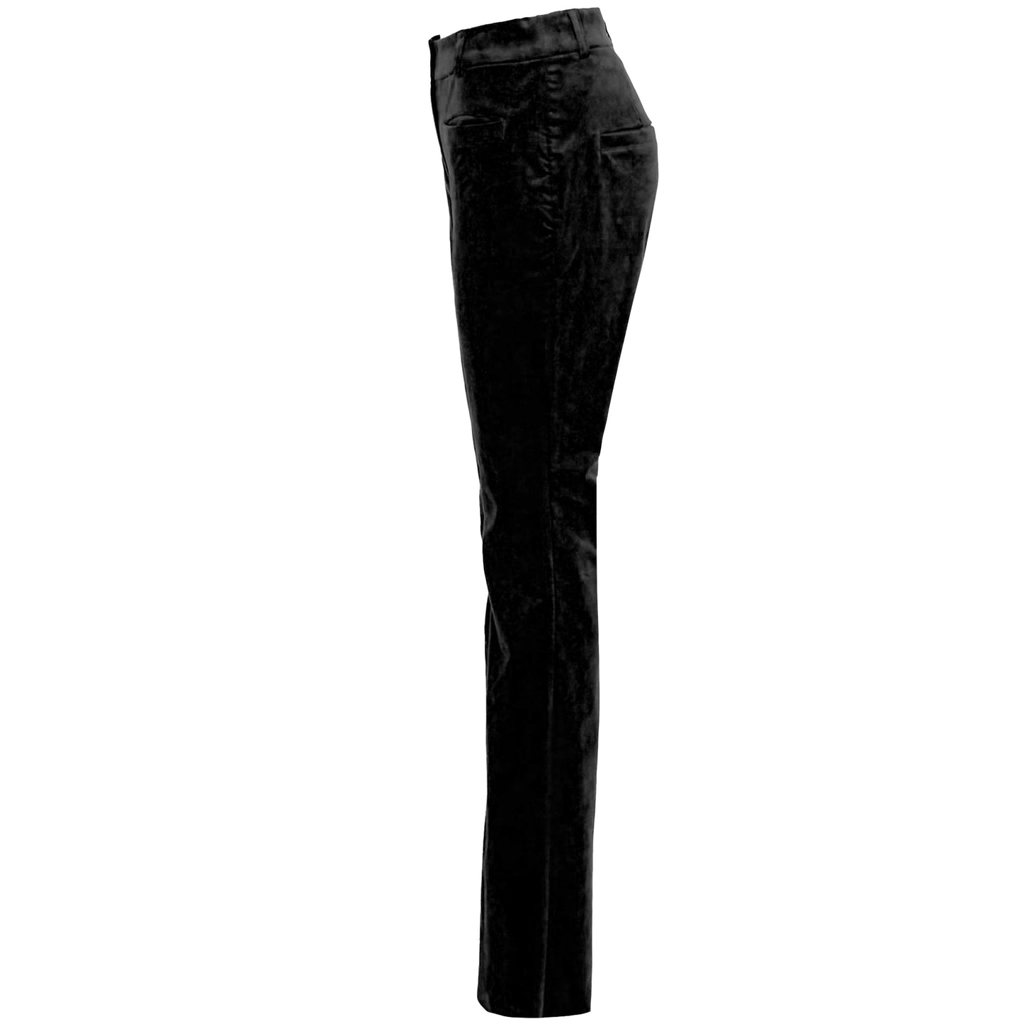 Broek lange benen Longlady Bobanne Zwart zijkant