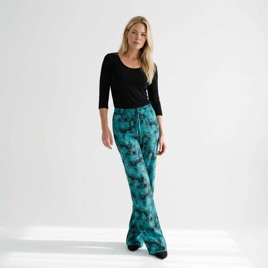 LongLady Broek Boukje Petrol | Tall