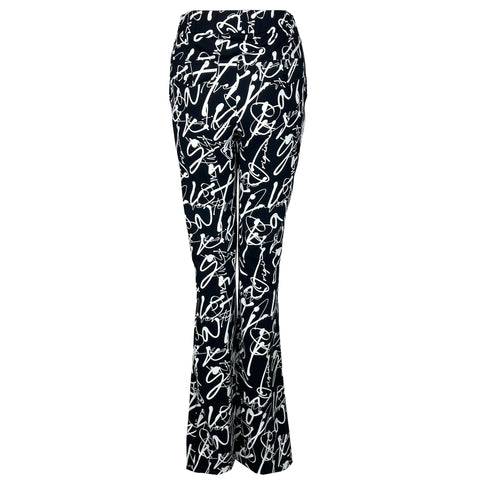 LongLady Broek Branka, tall kleding voor lange dames, achteraanzicht