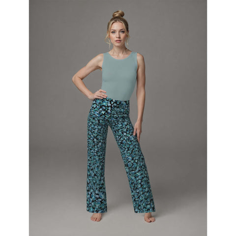 LongLady Broek Nory Groen Blauw, tall kleding voor lange vrouwen