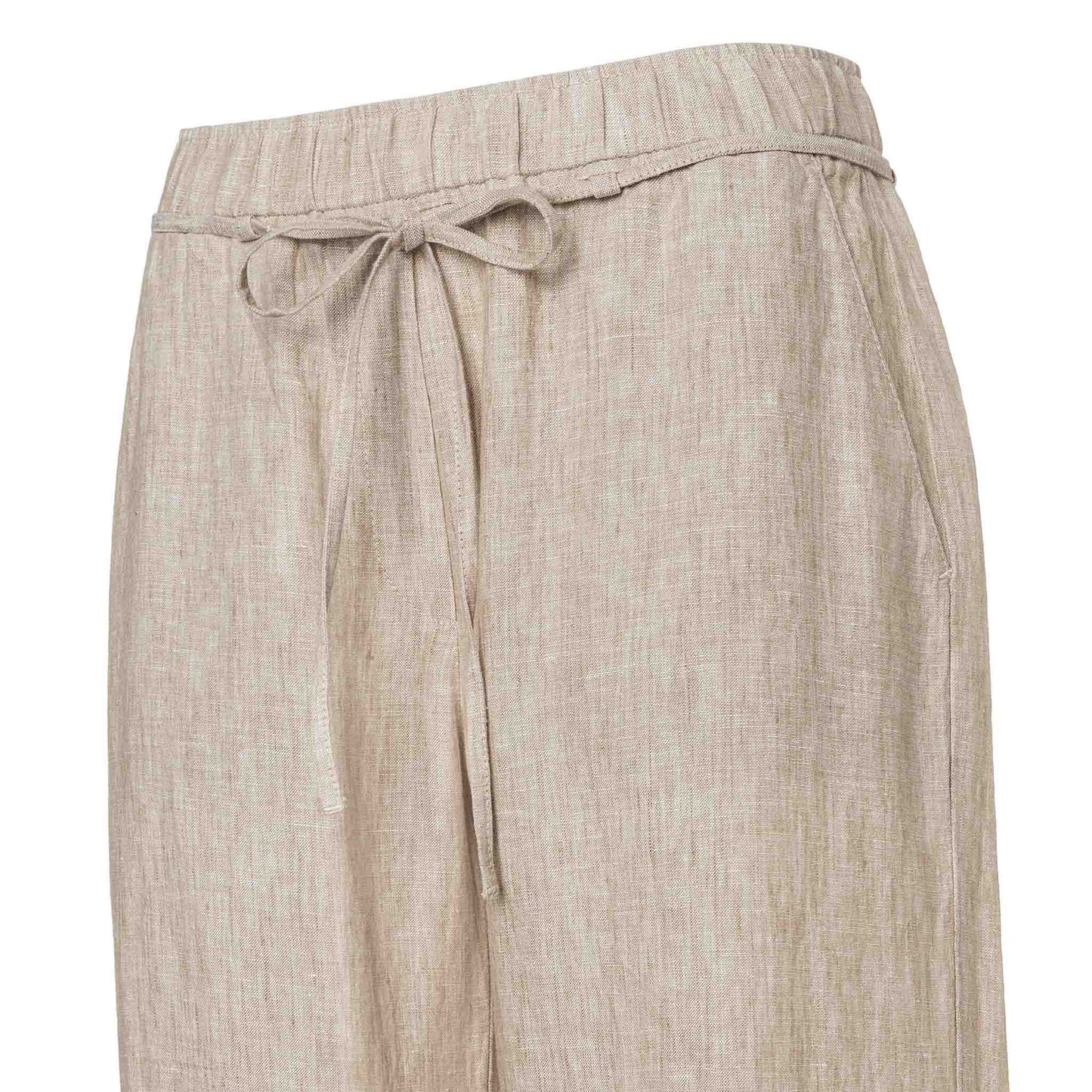 Mac Broek Chiara Linnen Almond Beige | Tall