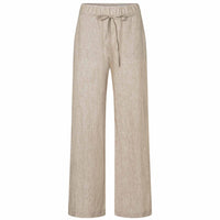 Mac Broek Chiara Linnen Almond Beige | Tall