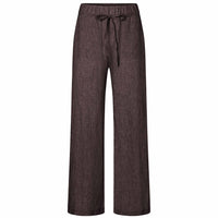 Mac Broek Chiara Linnen Truffle Brown | Tall