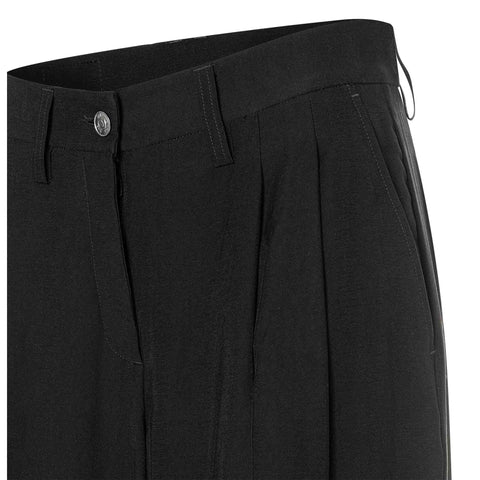 Mac Broek Wide Black, tall kleding voor lange vrouwen, vooraanzicht