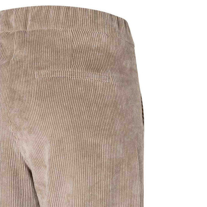 Mac Broek Chiara Oxide Brown Rib | Tall
