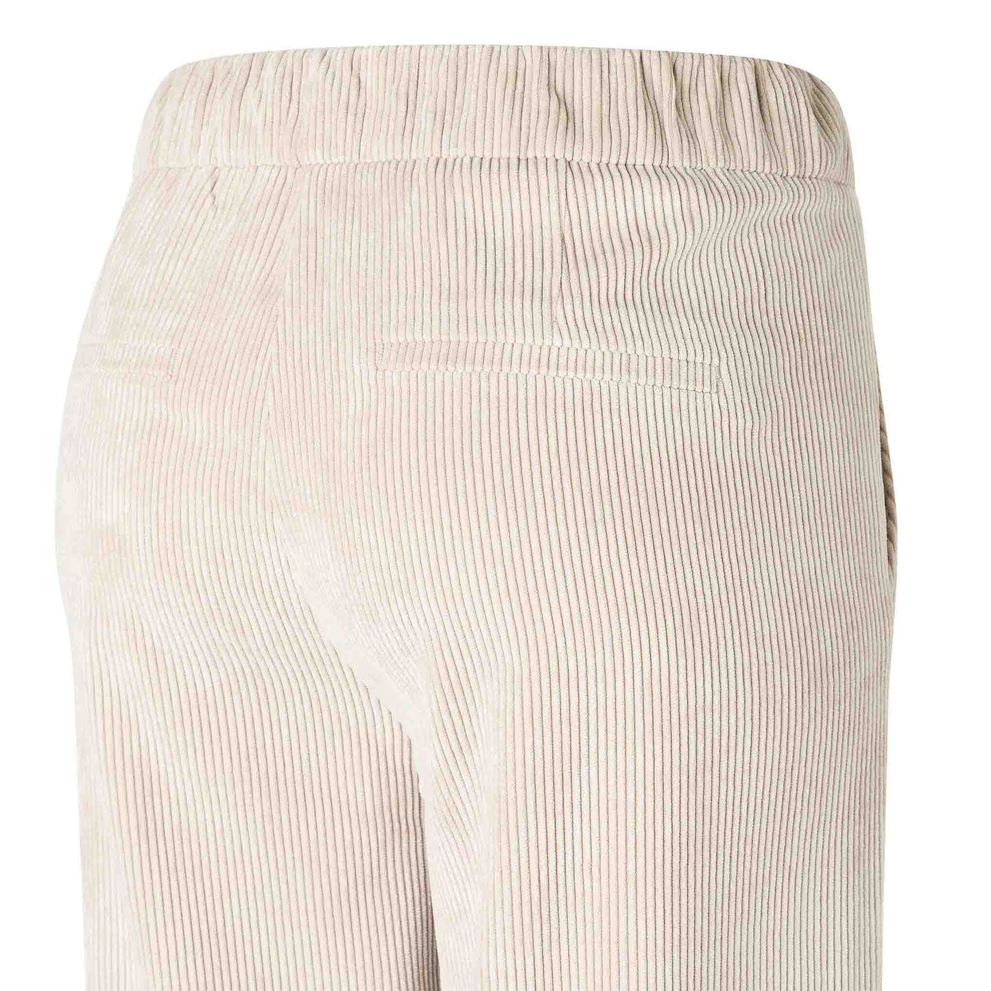 Mac Broek Chiara Sand Beige Rib | Tall