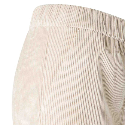 Mac Broek Chiara Sand Beige Rib | Tall