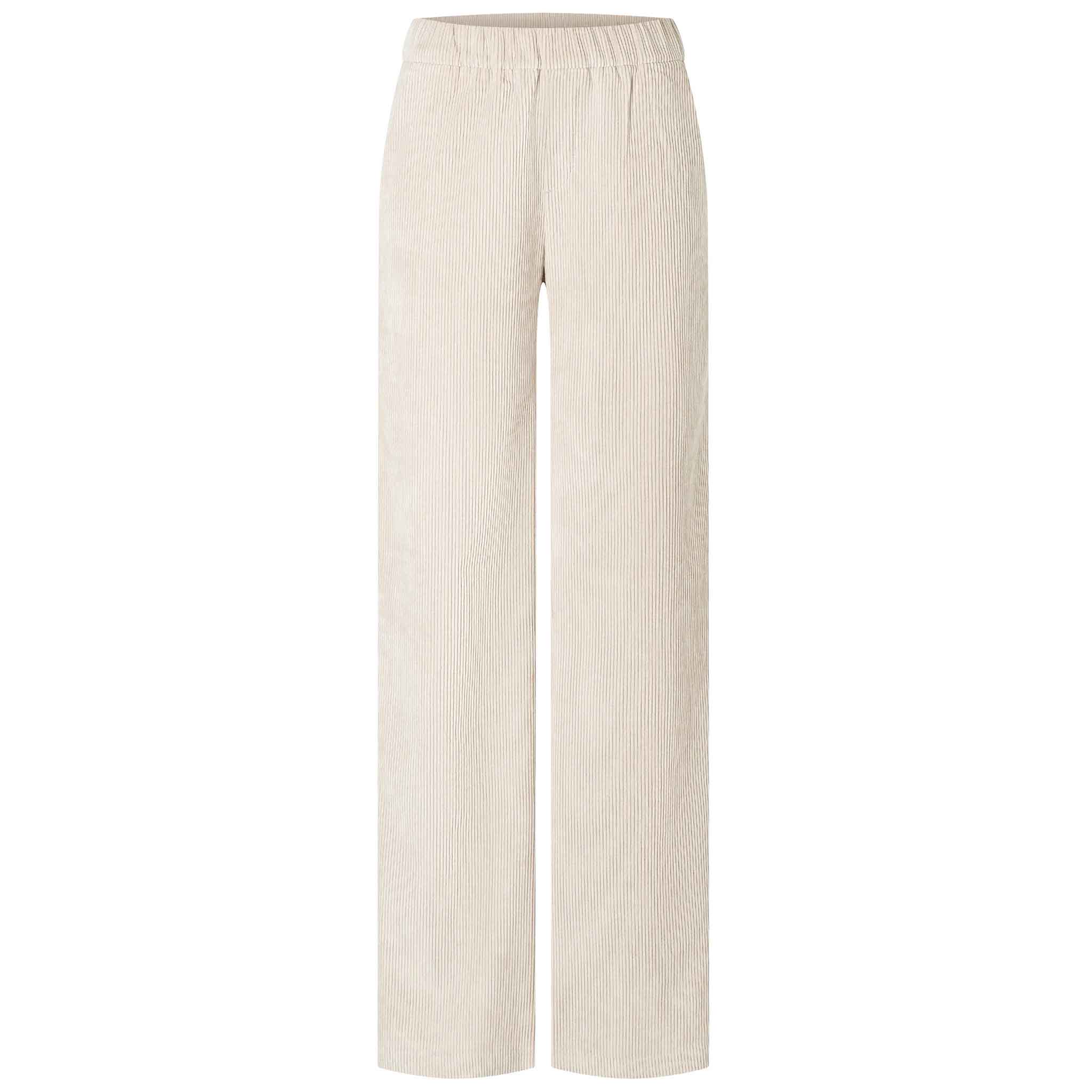 Mac Broek Chiara Sand Beige Rib | Tall