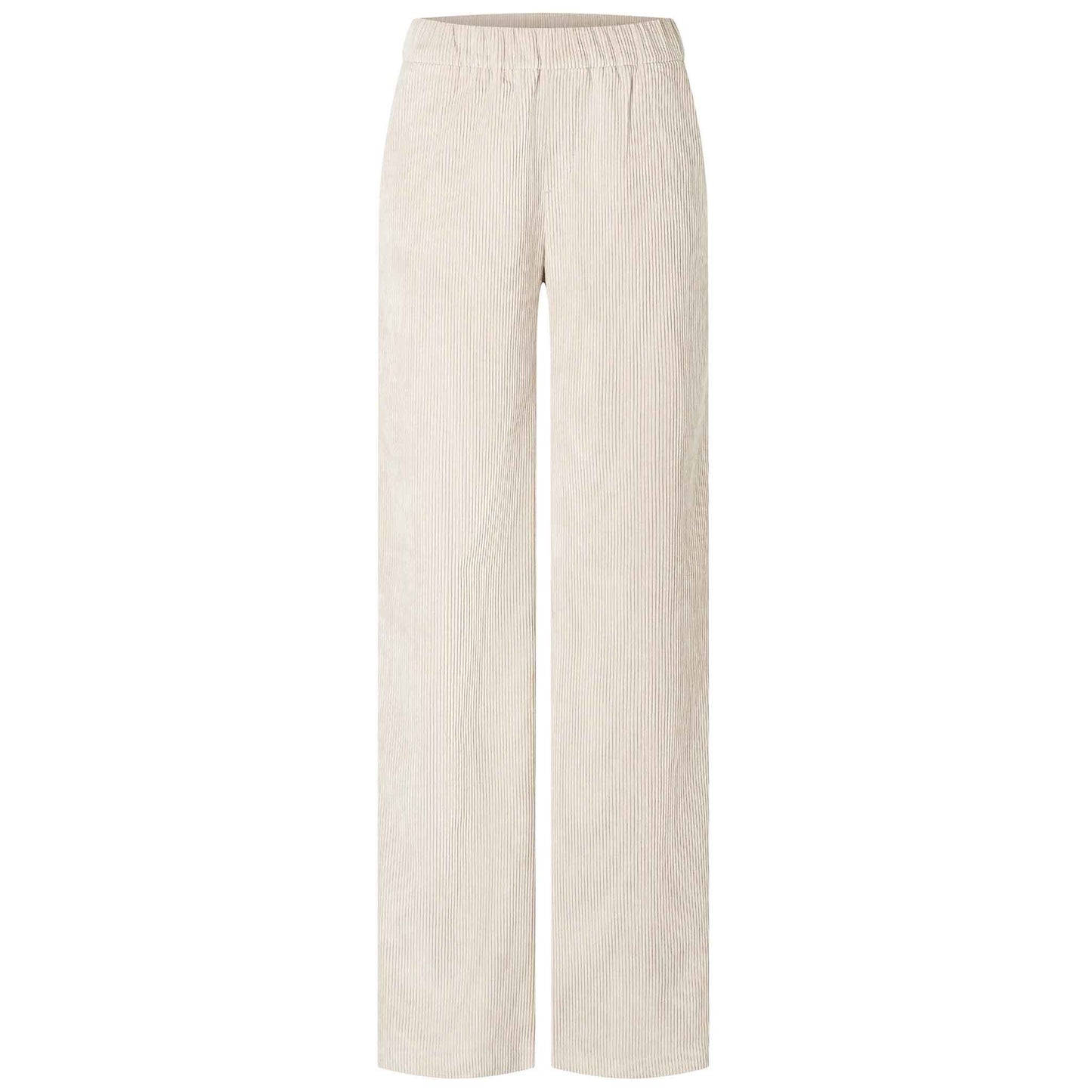 Mac Broek Chiara Sand Beige Rib | Tall