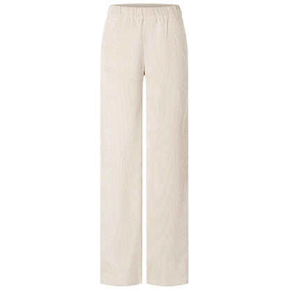 Mac Broek Chiara Sand Beige Rib | Tall