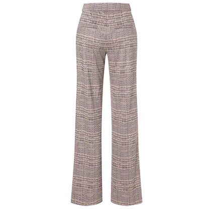 Mac Broek Chiara Rose Check | Tall