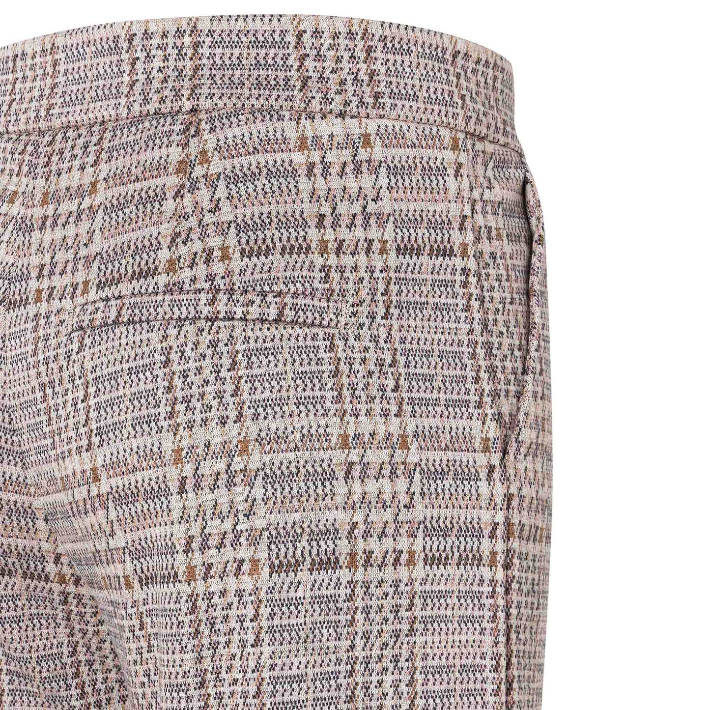 Mac Broek Chiara Rose Check | Tall